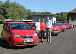 Zástupci Charity Odry