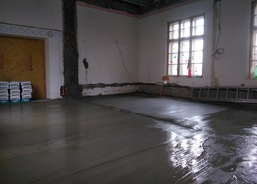 Průběh oprav nízkoprahového klubu Horizont