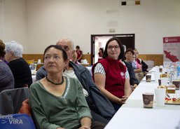 Setkání dobrovolníku, kteří pomáhají v Charitách