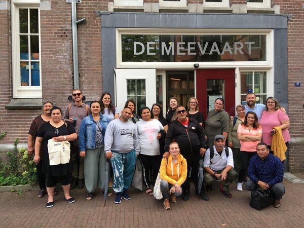 Výměna zkušeností v amsterdamském komunitním centru