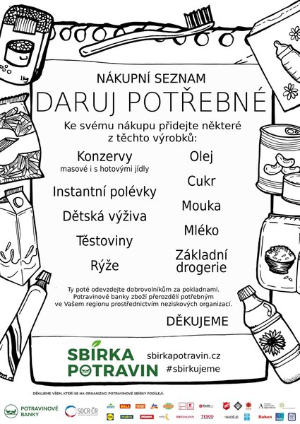 Sbírka potravin Seznam potraviny