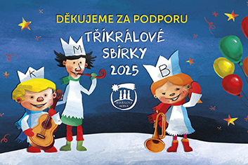 Jubilejní Tříkrálová sbírka oslavila čtvrt století své existence rekordním výsledkem