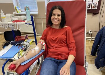 V Diecézní charitě se darovala krev – zaměstnanci pomohli přímo na pracovišti