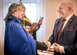 Náměstek primátora Zbyněk Pražák vítá tři krále