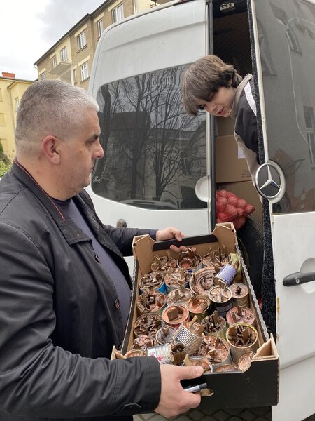 Zákopové svíčky vyrobené ostravskými skauty